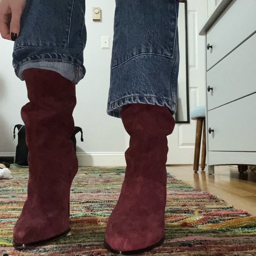 BCBGeneration burgundy boots